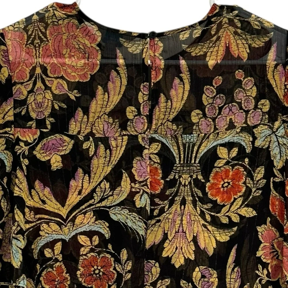Belle Sky Floral Blouse S - Picture 4 of 6